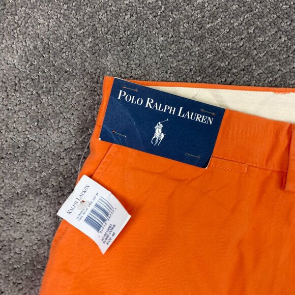 Vintage Polo Ralph Lauren Prospect Shorts Men's 40 Orange Cotton Classic Chino - Picture 2 of 15